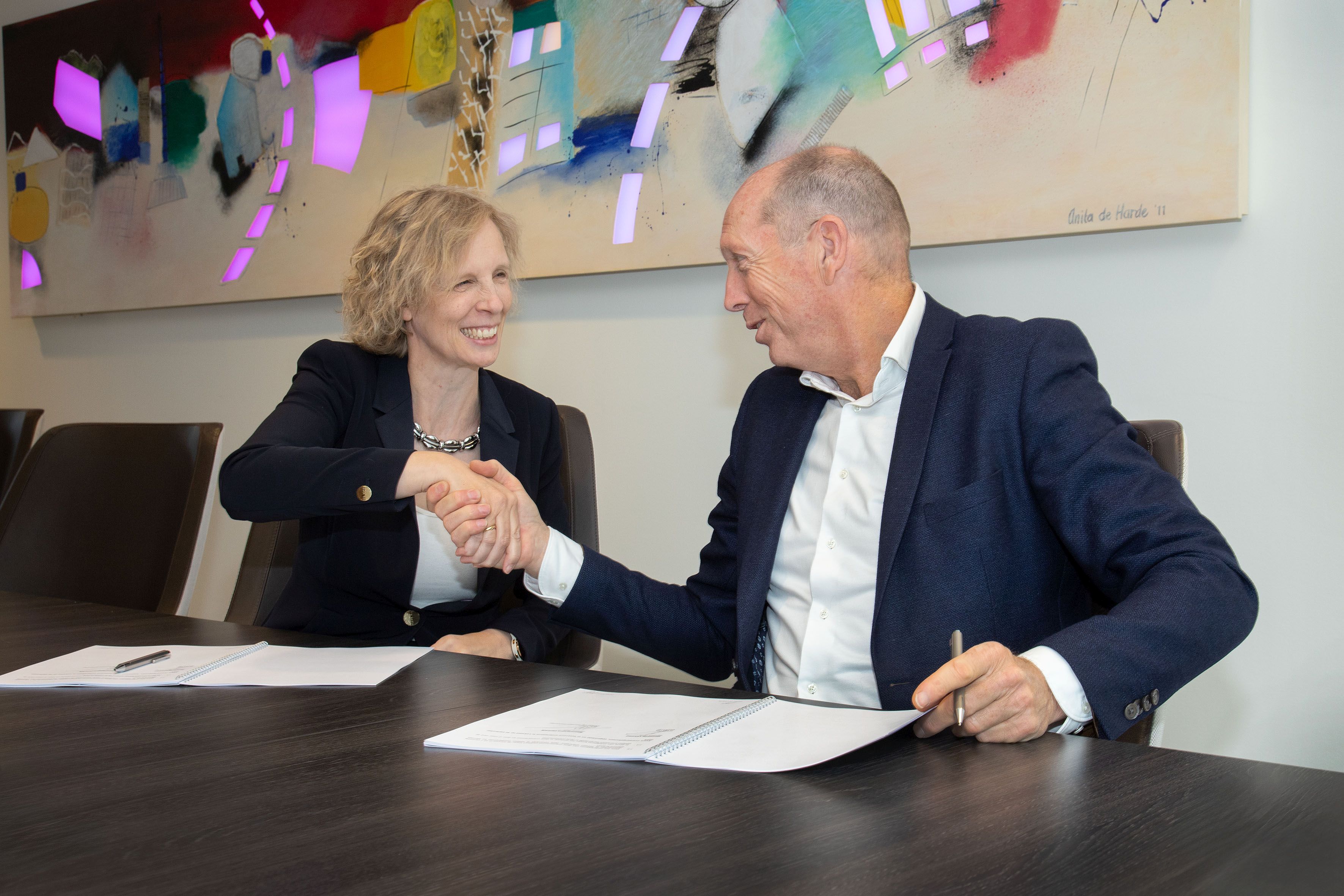 Ondertekening overeenkomst gemeente Lelystad en Centrada